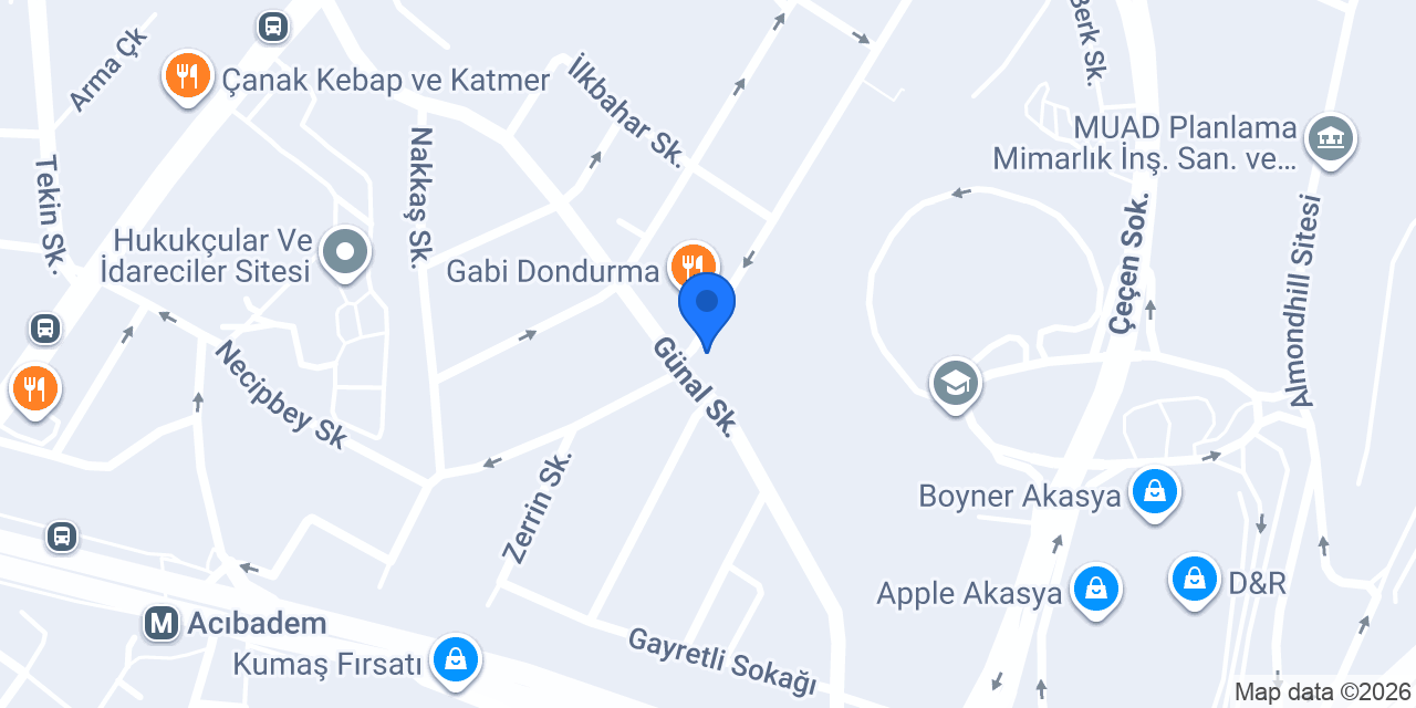 Fulya Kuru Temizleme konumu