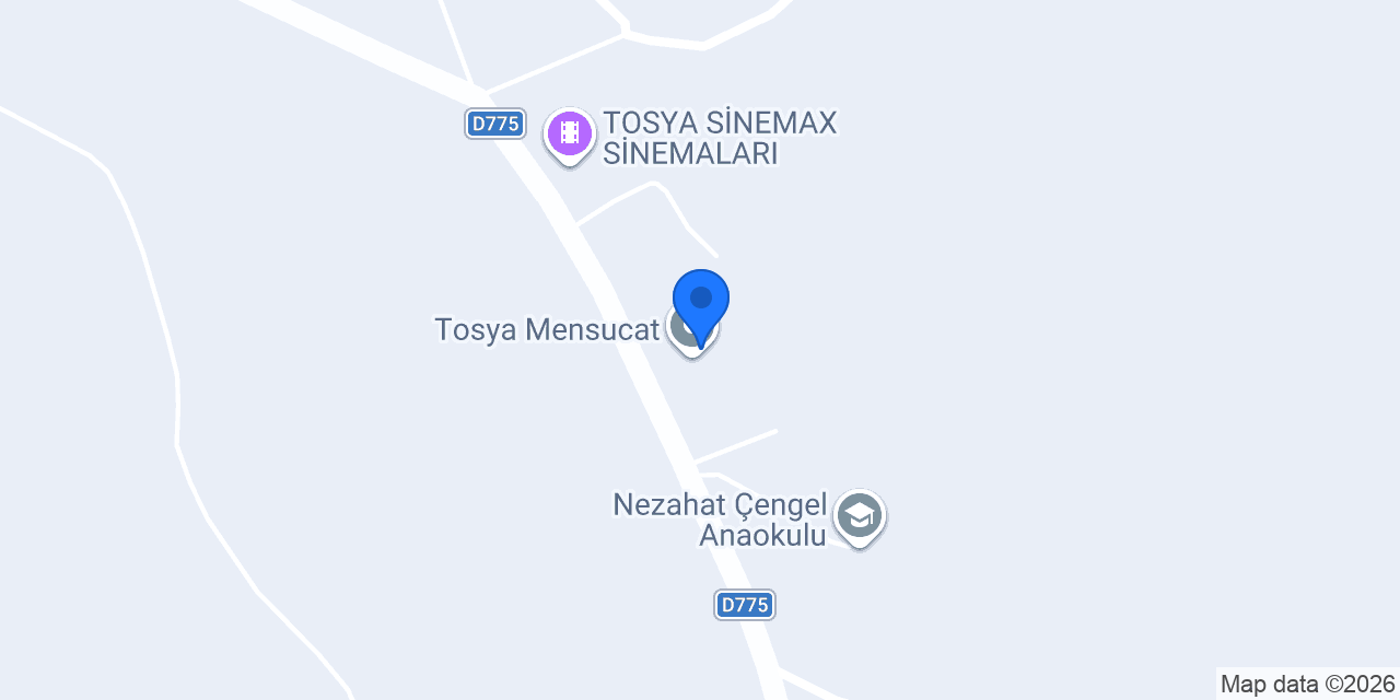 Tosya Mensucat konumu