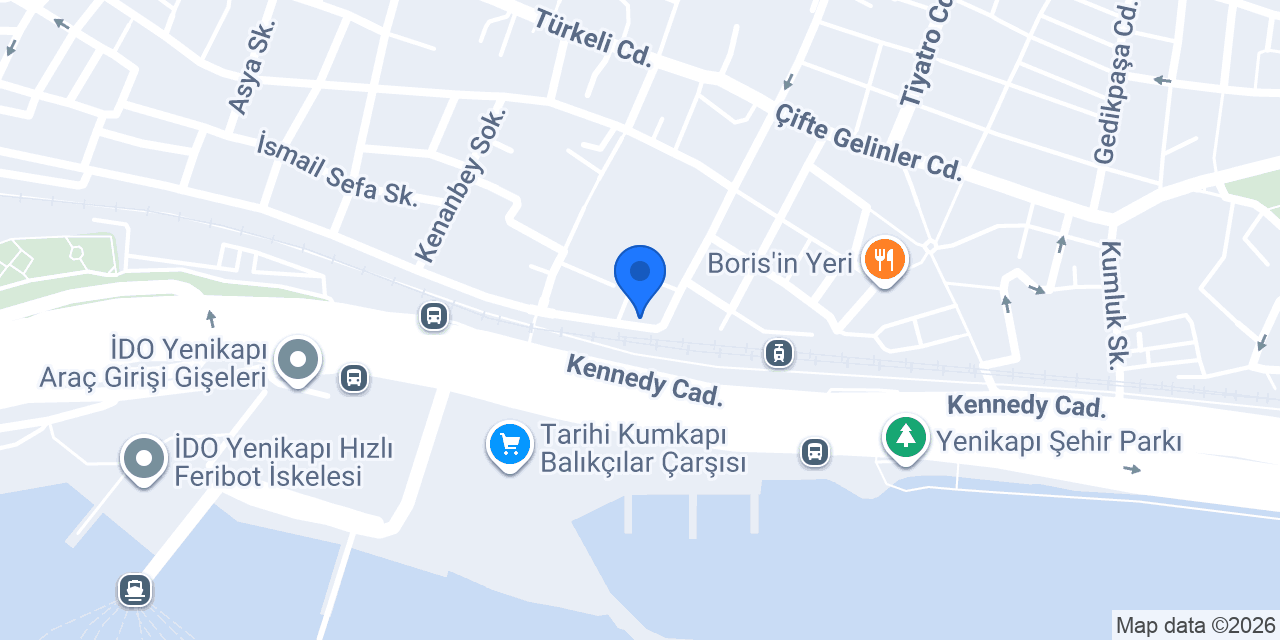 Küba istanbul Apart Otel konumu