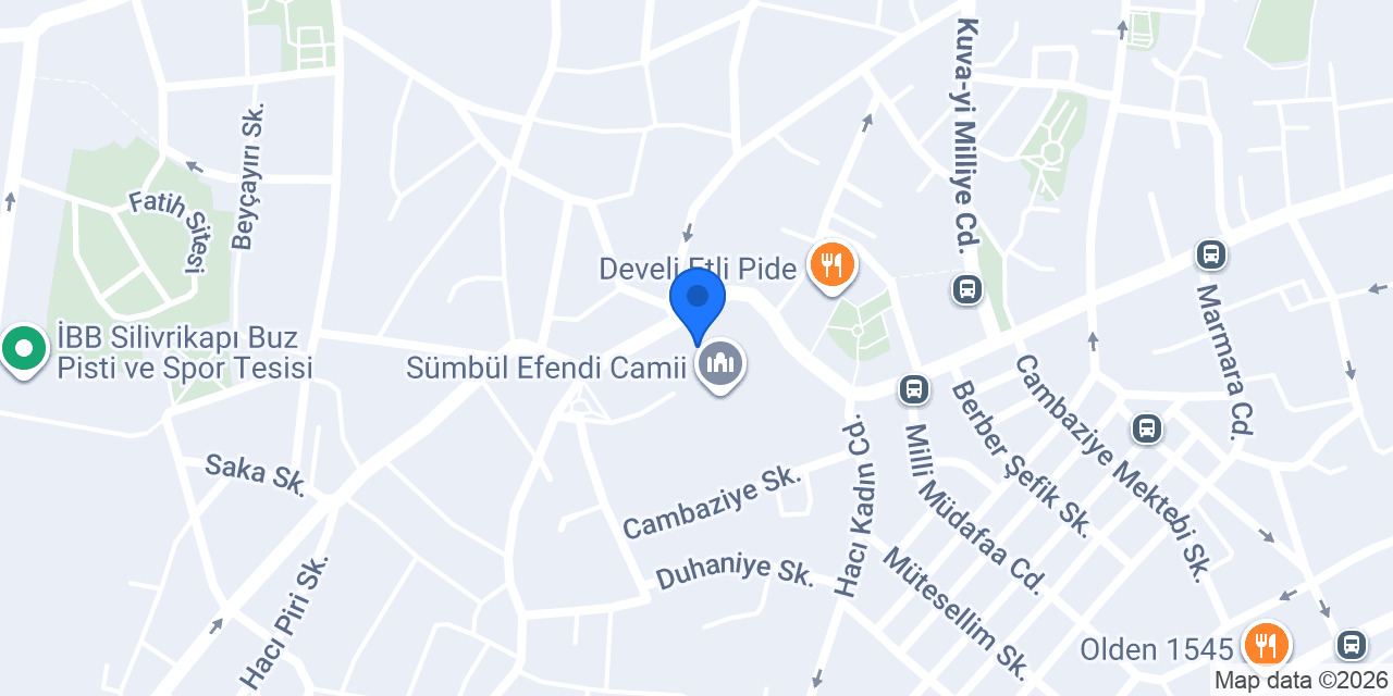 Sümbül Efendi Eğitim Vakfı konumu