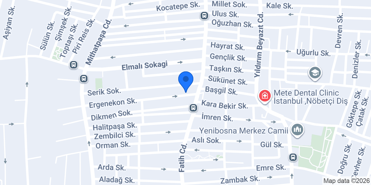 Hicay Tasarım konumu