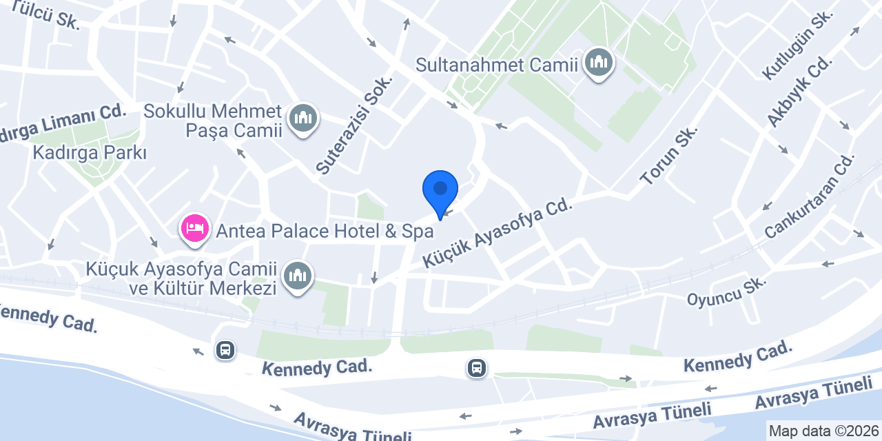 Saratoga Hotel - Sultanahmet konumu