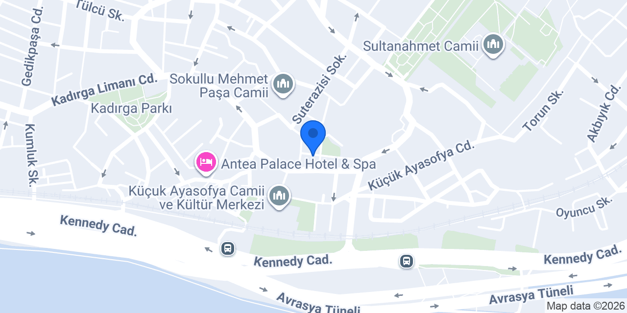 Serenity Hotel İstanbul konumu