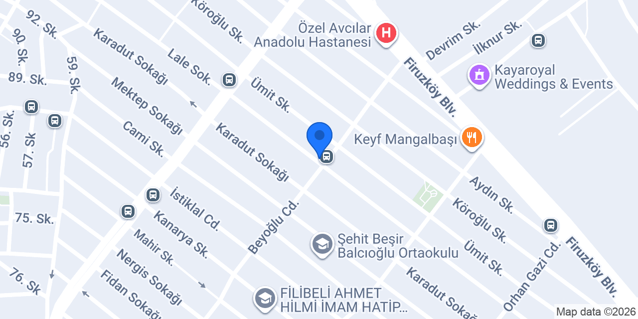 DOY DÖNER KEBAB konumu