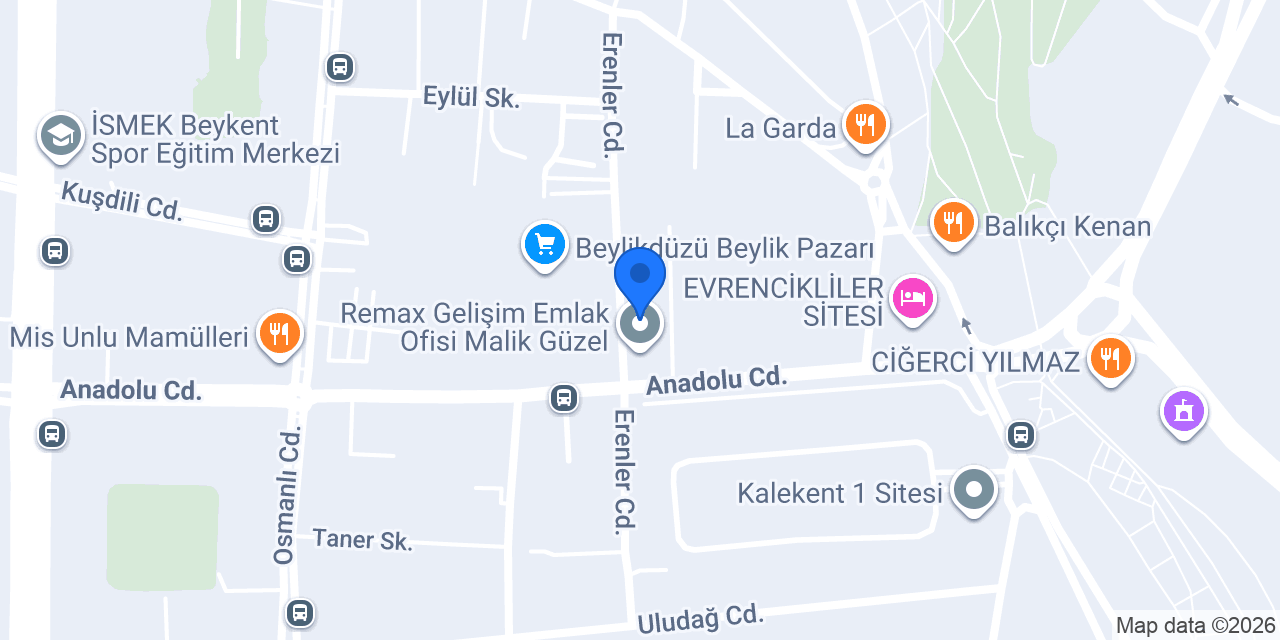 Sarı Düşler Oyun Evi konumu