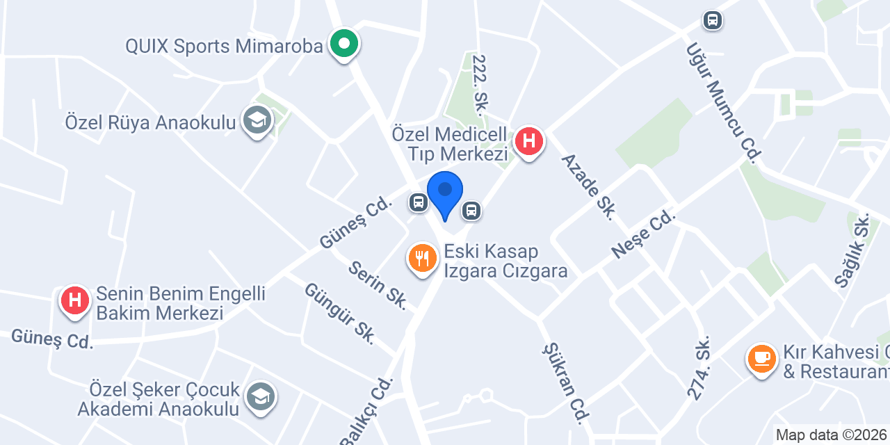 Gün Yapı Market konumu
