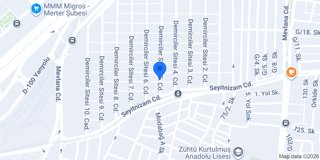 Seçilir Kafeterya konumu