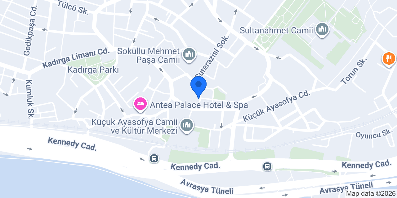Sokullu Paşa Hotel konumu