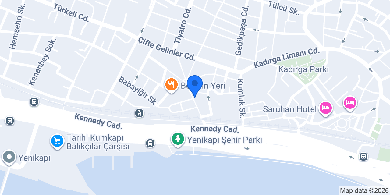 Kumkapı Kalamar Restaurant konumu