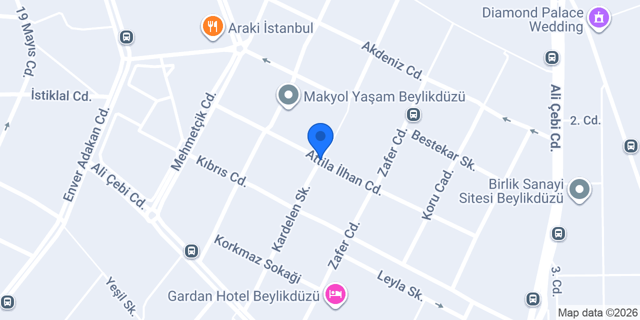 Beylikdüzü Mürsel Elektrik konumu