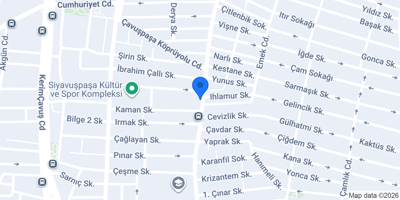 Yön Sürücü Kursu konumu
