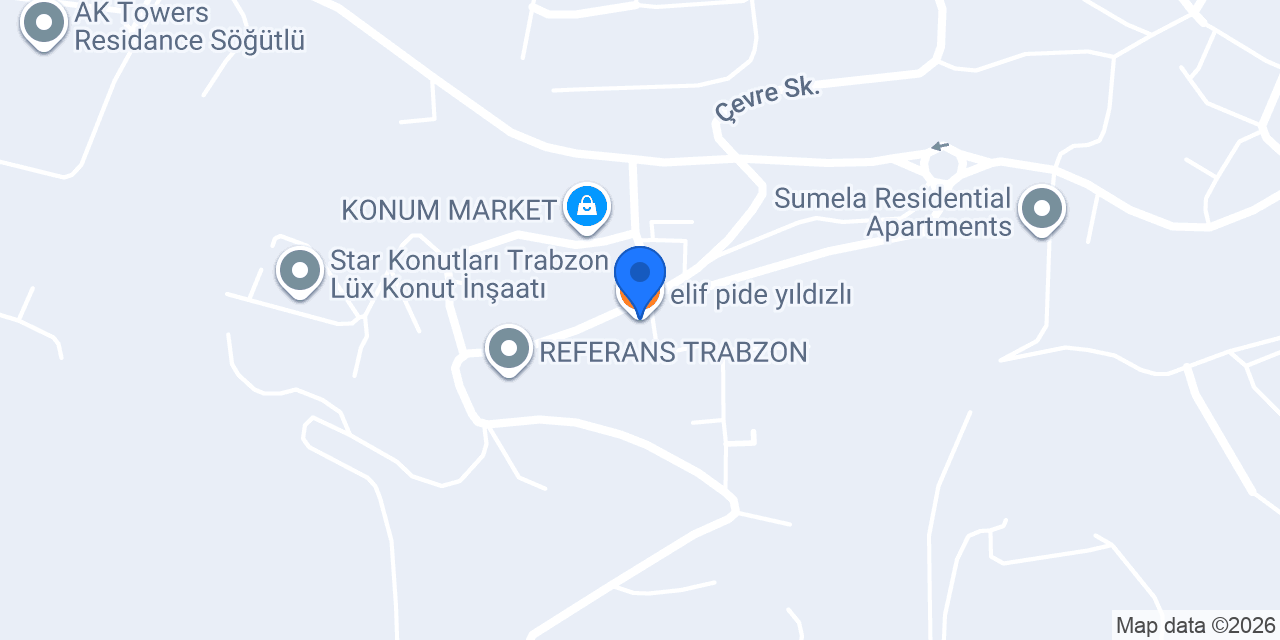 elif pide yıldızlı konumu