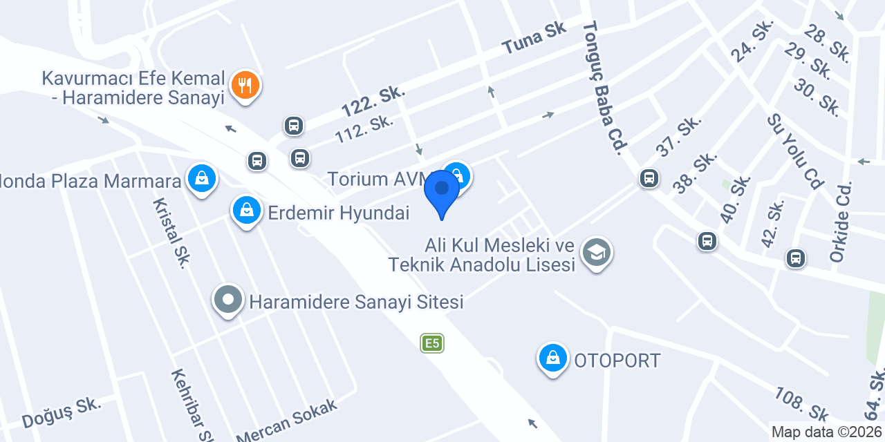 YK Car Studio konumu