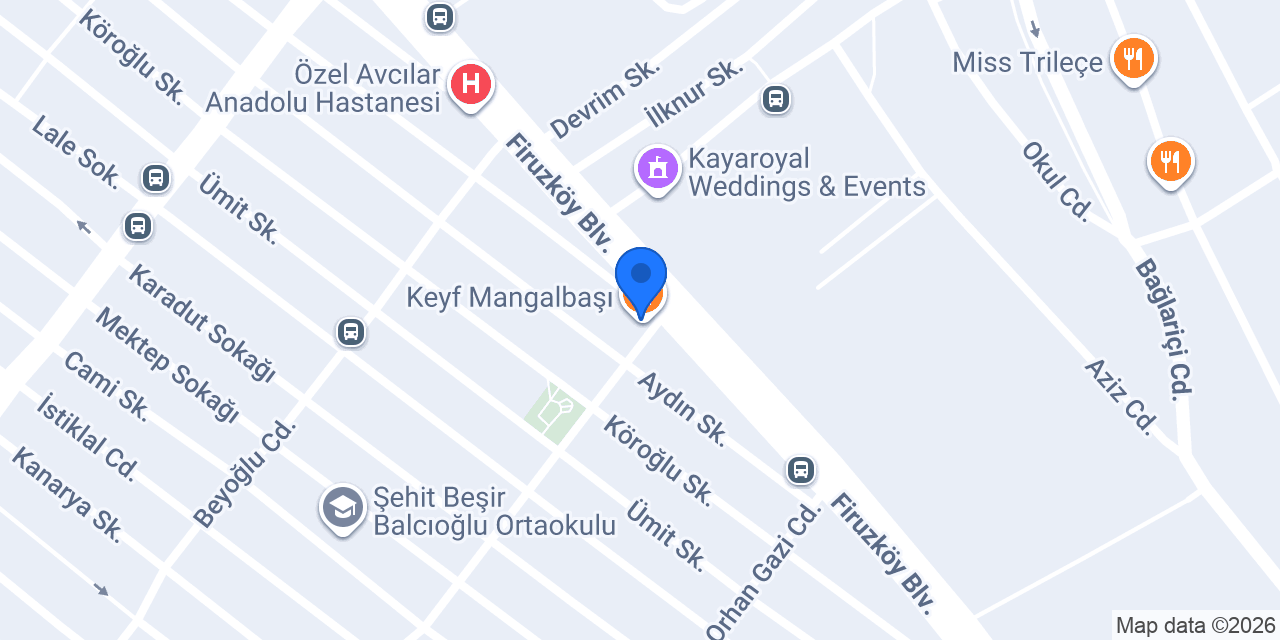 Keyf Mangalbaşı konumu