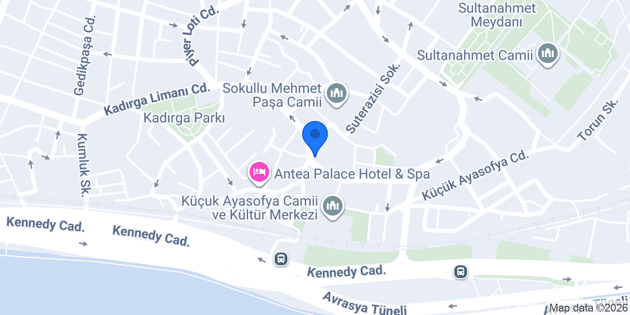 magnificent otel konumu
