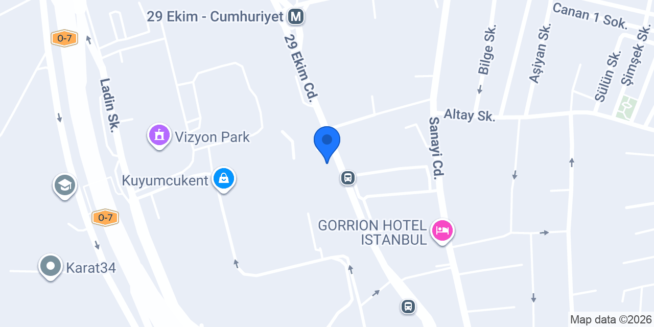 İnan & Süleymanoğlu Hukuk Bürosu konumu