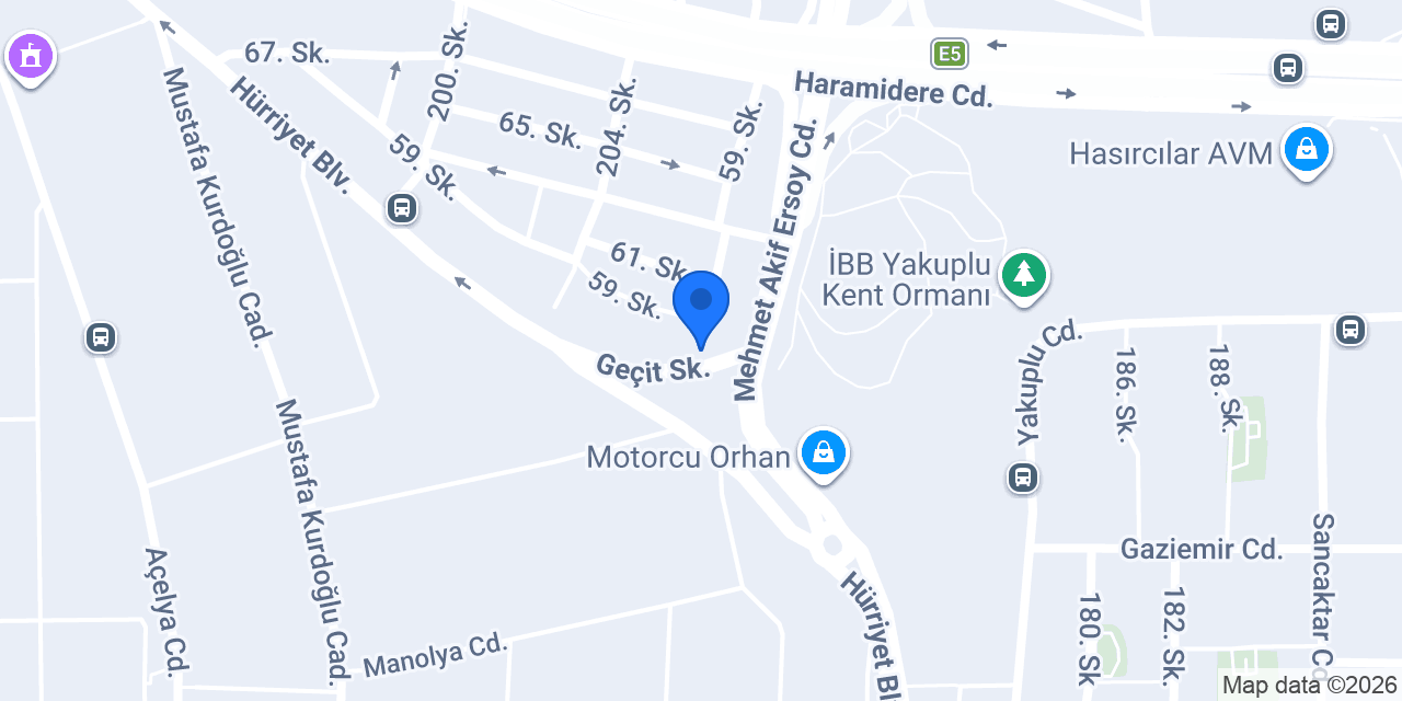 Şatıroğlu Yapı Orman Ürünleri San.Tic.Ve.Dan.AŞ konumu