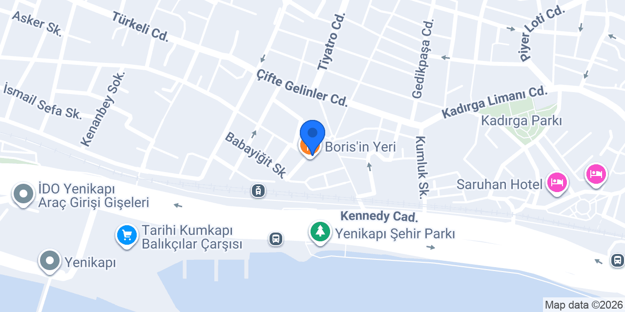 Kör Agop Restaurant konumu
