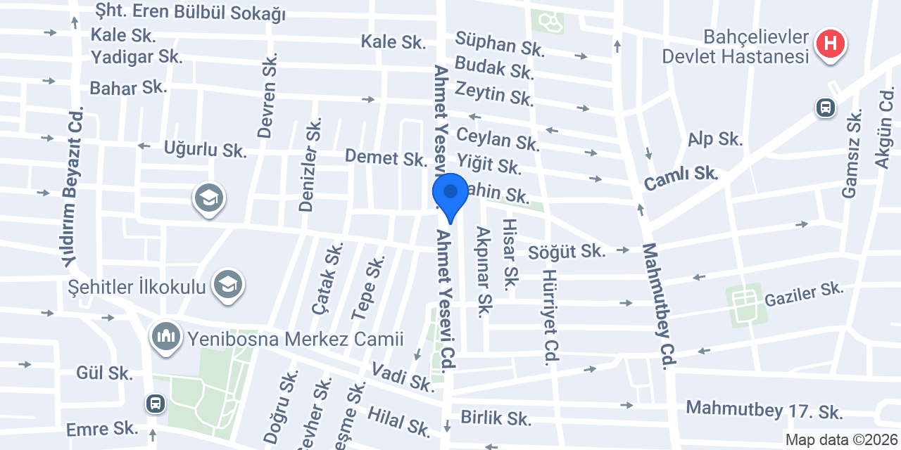 Ervez Yapı Malzemeleri konumu