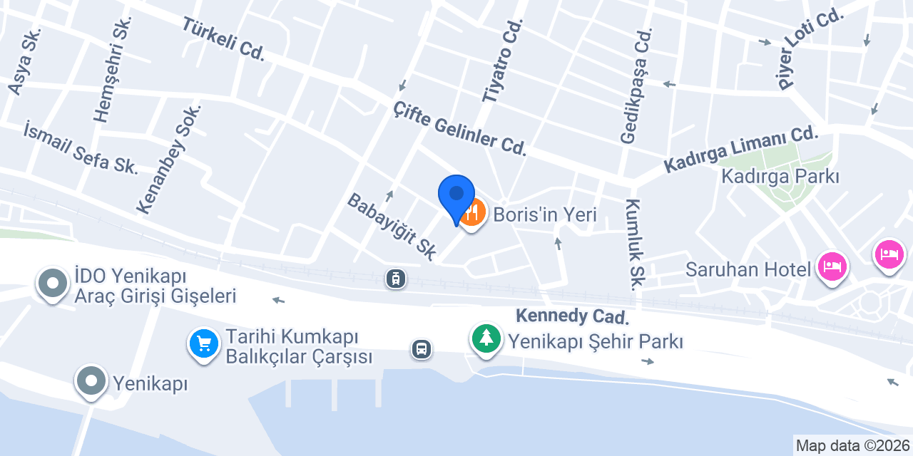 Fener Restaurant konumu