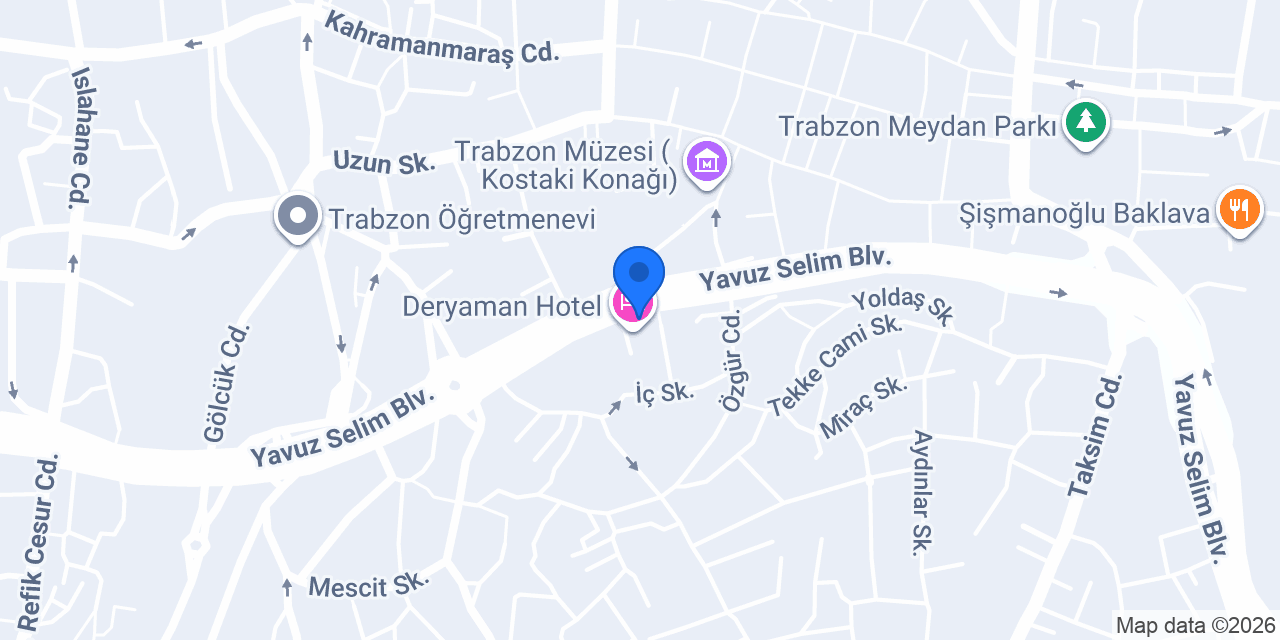 Trabzon Cadde Çiçekçilik konumu