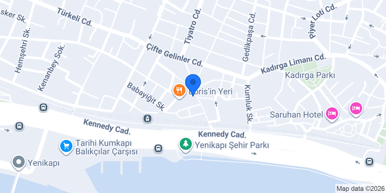 Kumkapı Evren Restaurant konumu
