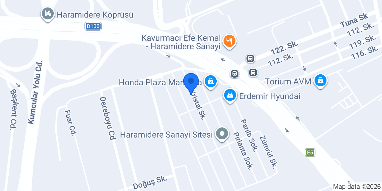 Kıraç Hırdavat konumu