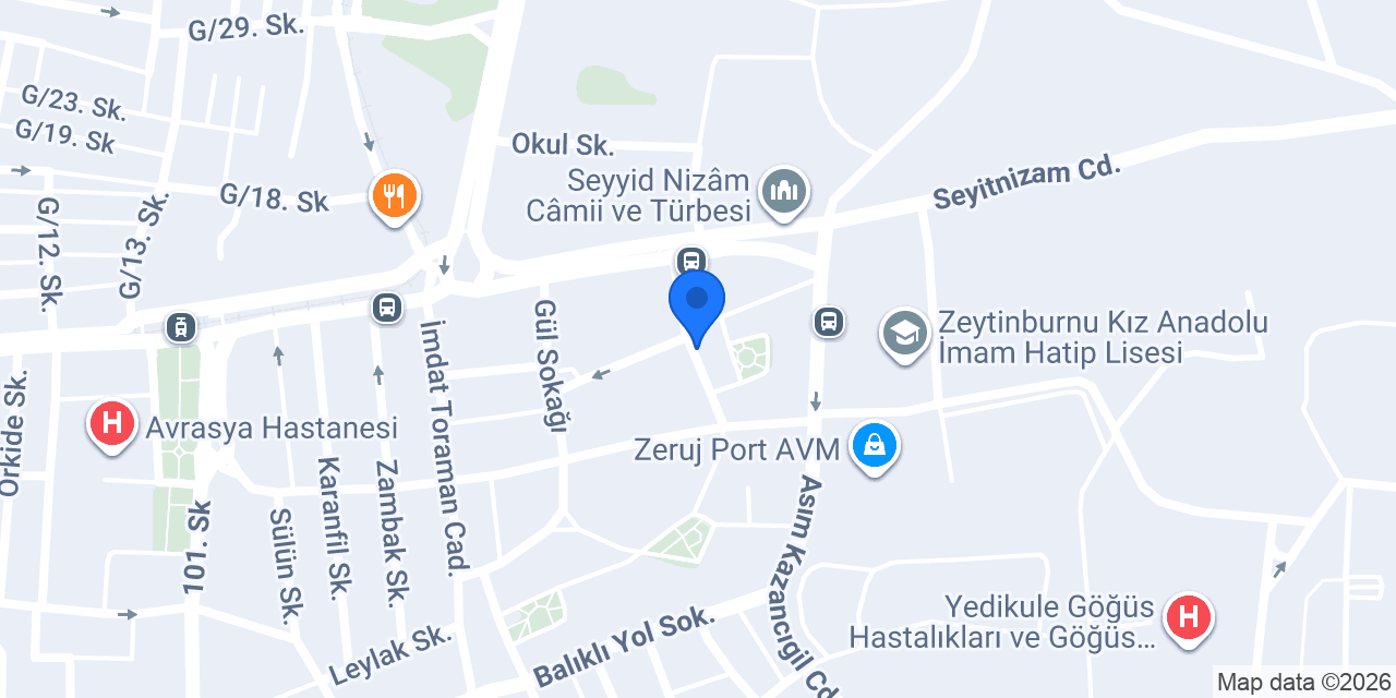 Beyza Örme Kumaş konumu