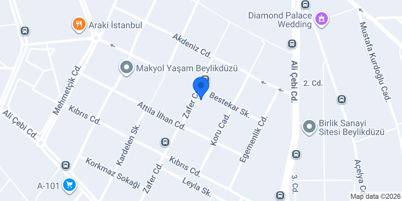 Beylikdüzü Optik konumu