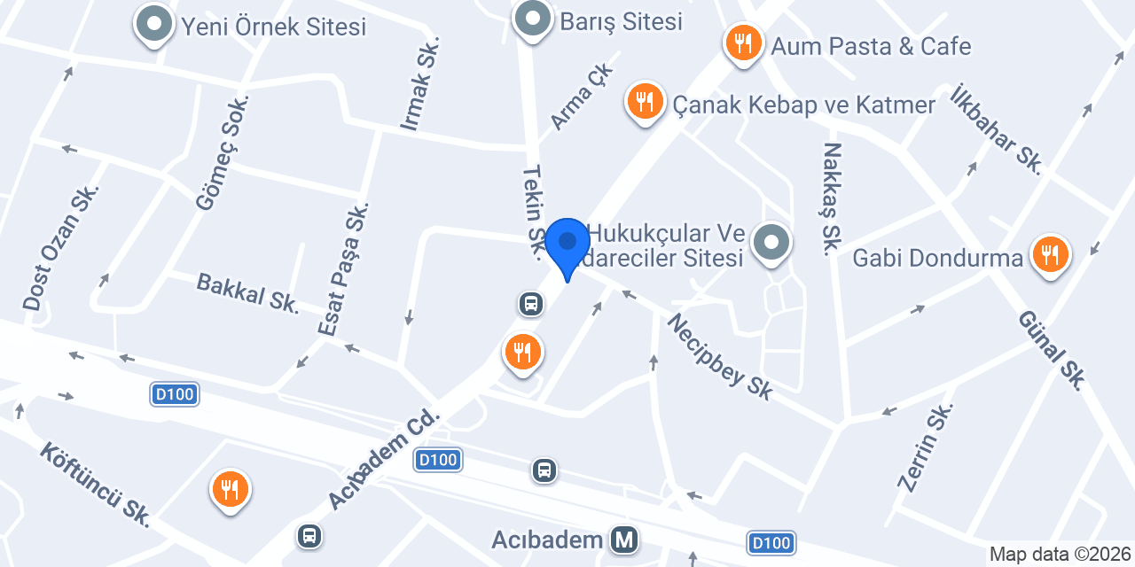 Little Caesars Acıbadem Şubesi konumu