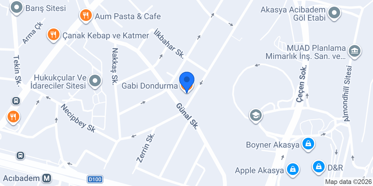 Gabi Dondurma konumu