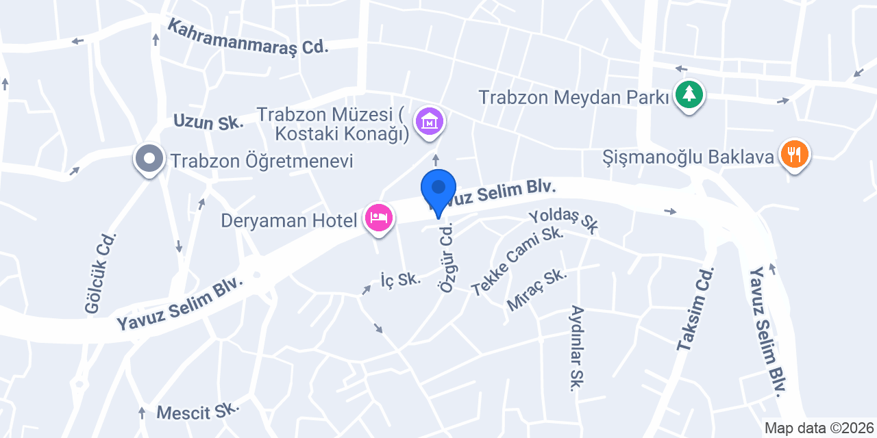 FuzulEv Trabzon Şube konumu