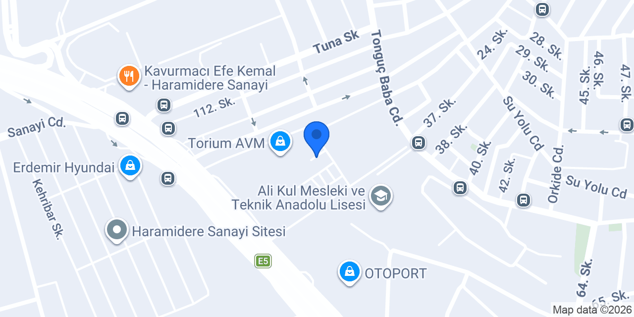Torium Taksi konumu