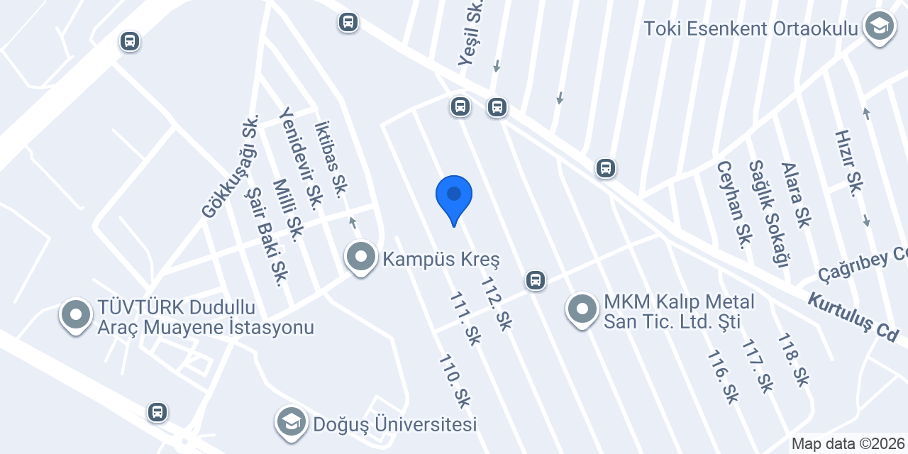 Ateş Civata konumu