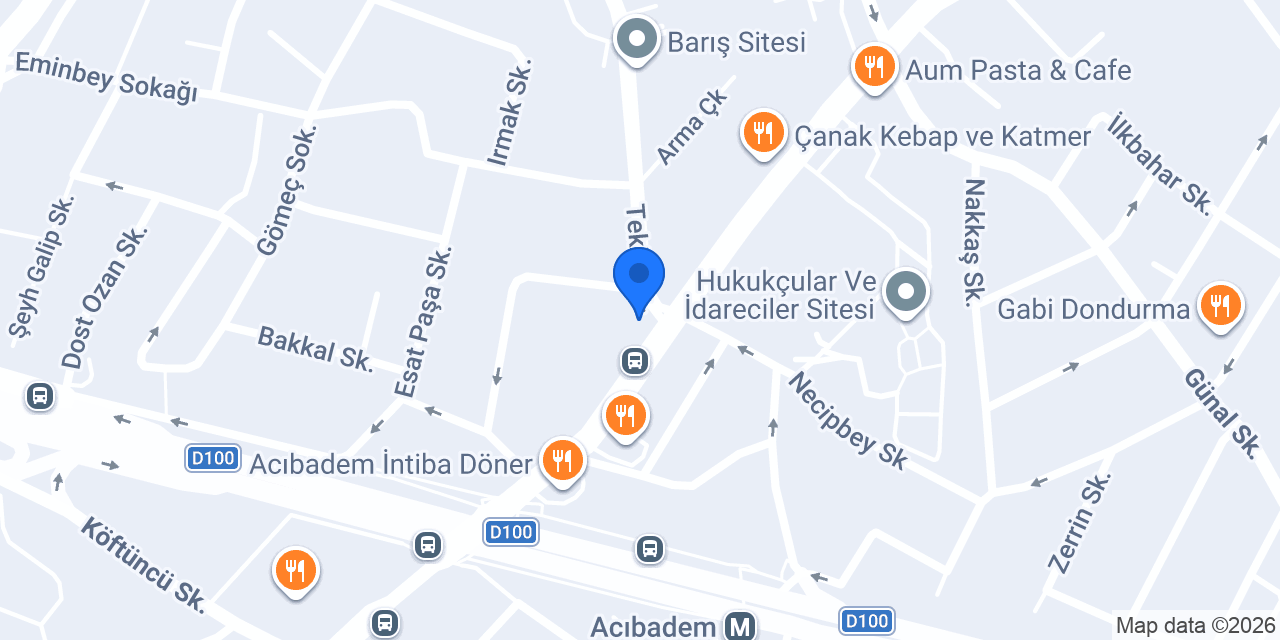Acıbadem Duru Çiçekçilik konumu