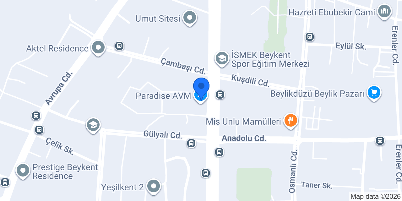 Evanın Parti Evi konumu