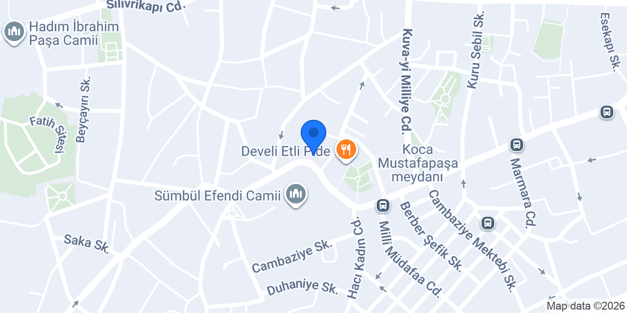 Ptt Kocamustafapaşa konumu