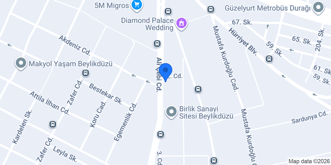 Avukat Burak Çeviker konumu