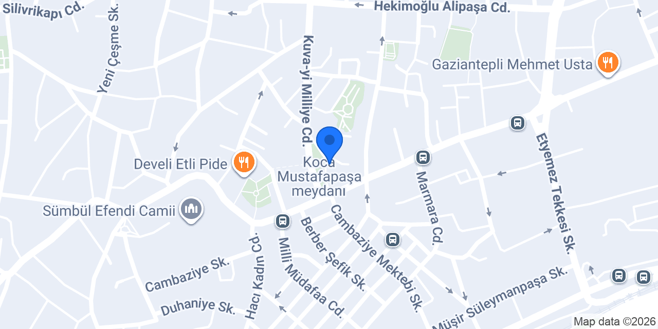 Avrasya Sürücü Kursu konumu