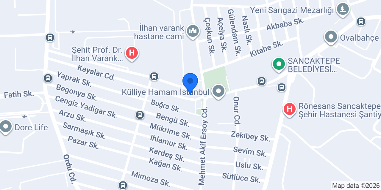 Eczane Mentol konumu