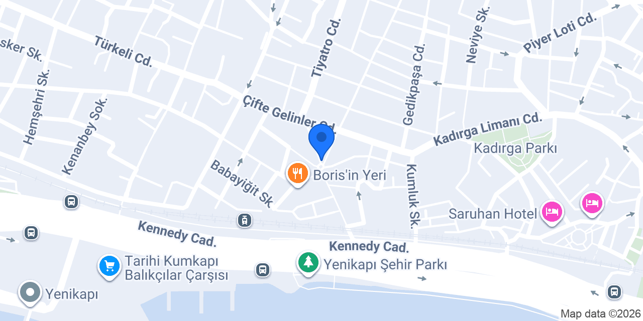 Kumkapı EGE Restaurant konumu