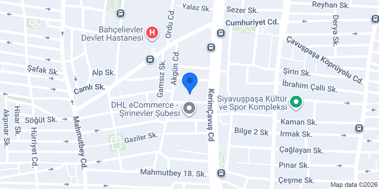 Çayıroğlu Otopark konumu