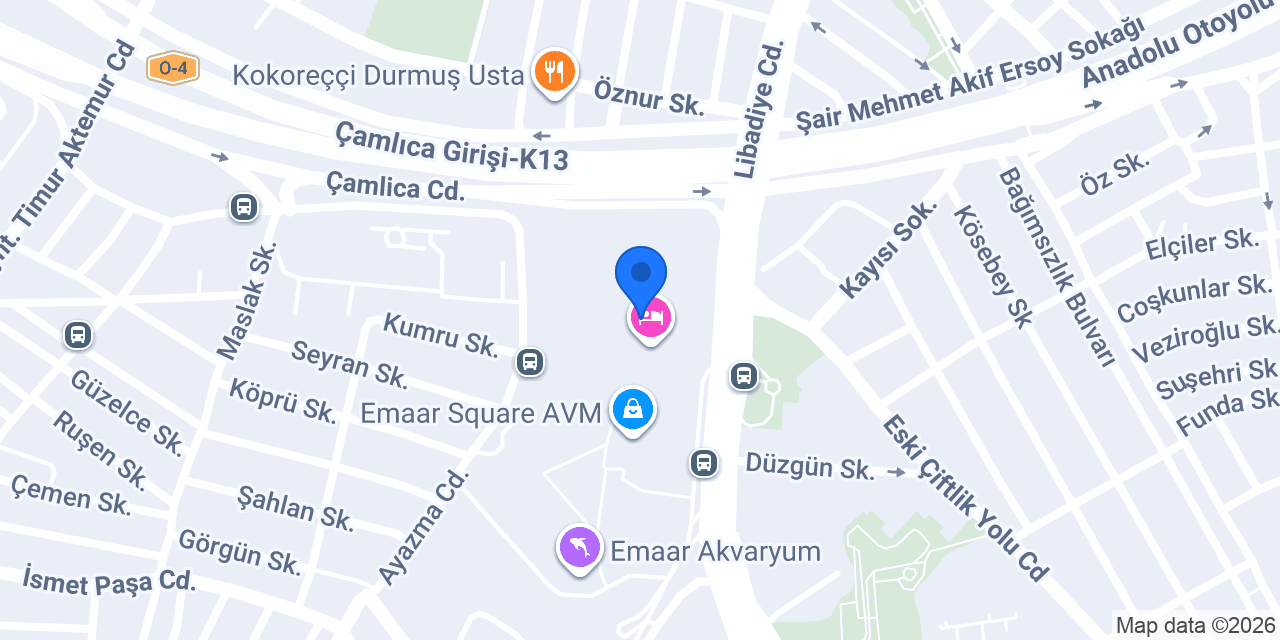 Kayseri Mutfağı Emaar Avm konumu