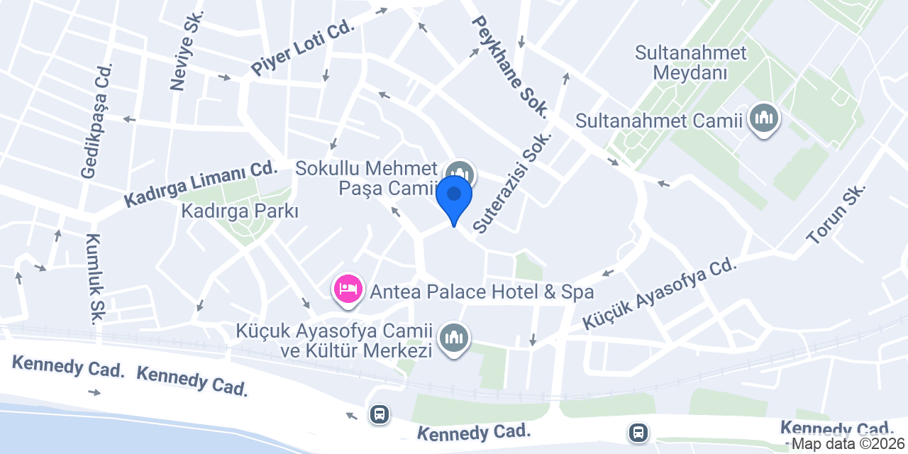 Emirhan Guest house suites konumu