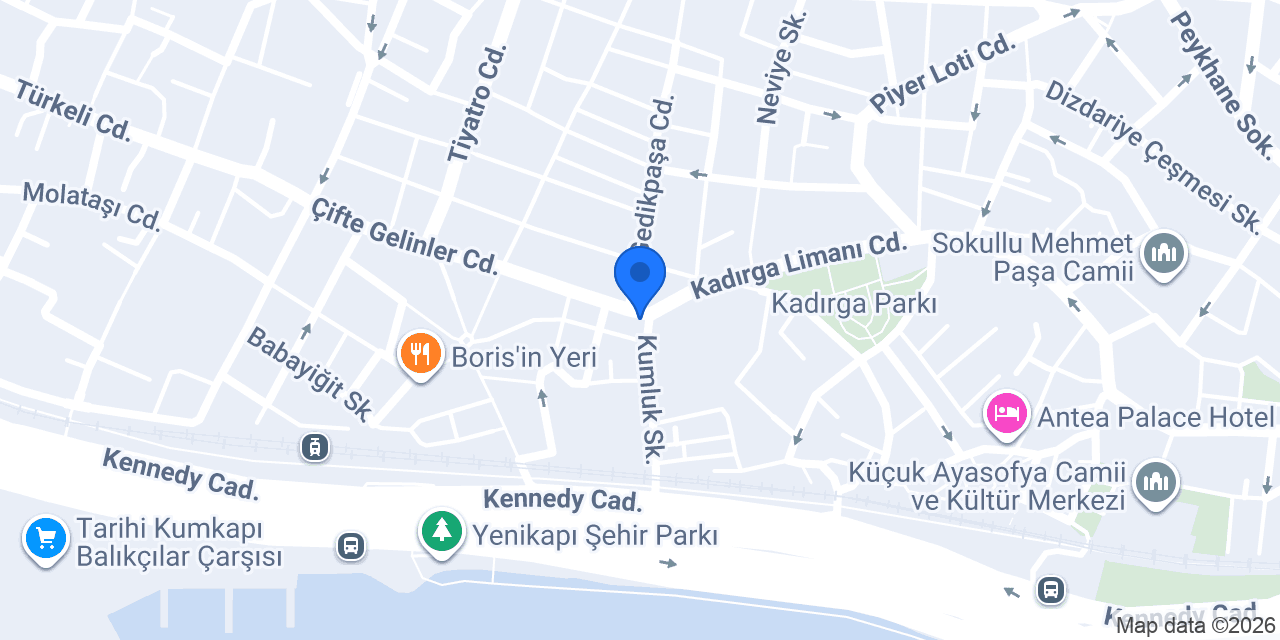 istanbul house hotel konumu