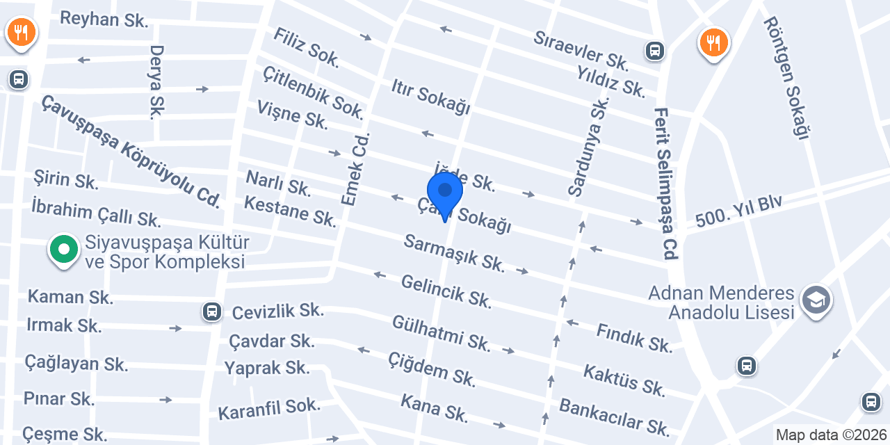 Mest Erkek Kuaförü konumu