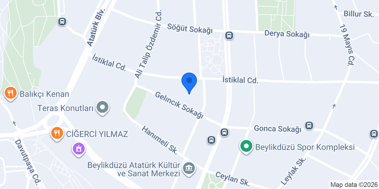 Koç Ortaokulu konumu