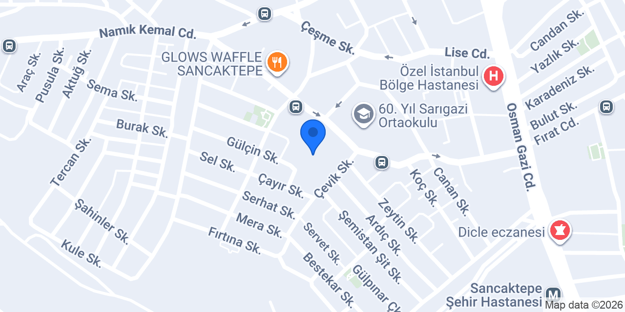 Meşelipark Kafe konumu