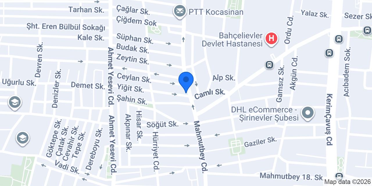 Çiçekler Fırın konumu