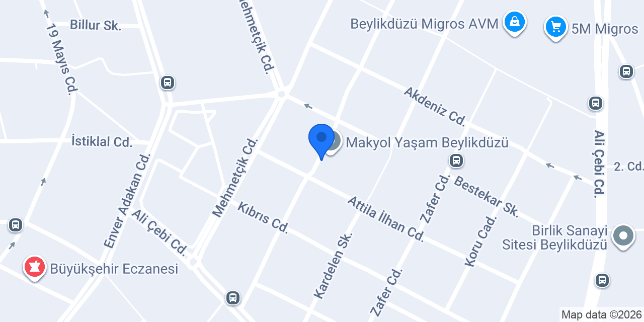 Gurme büfe Beylikdüzü konumu